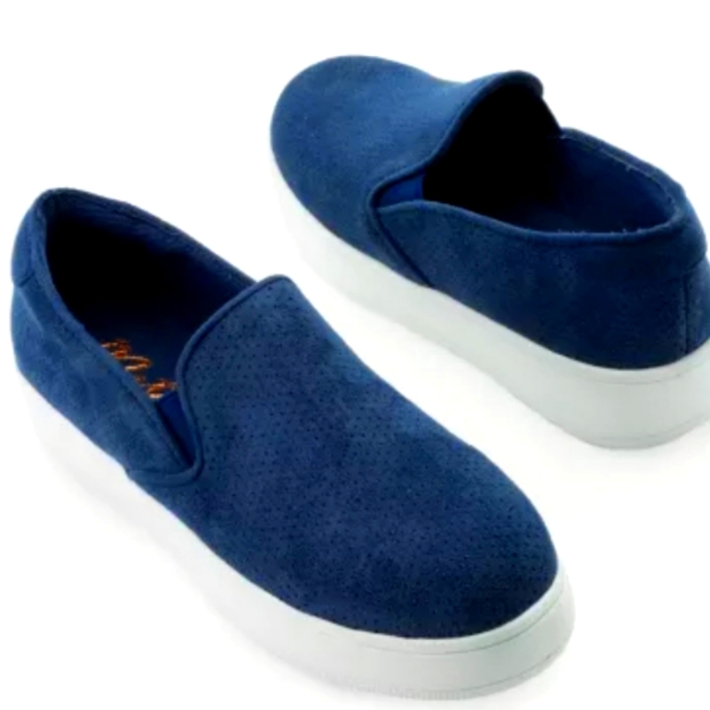 Coconuts By Matisse Navy Dandy Platform Sneakers - image 1